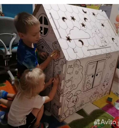 Дом-раскраска