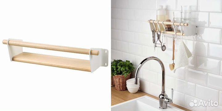 Кухонная полочка-рейлинг неребю IKEA новые