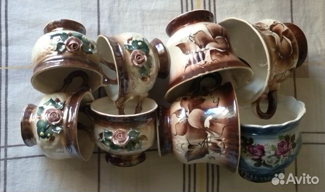 Кофейные и чайные чашки керамические СССР