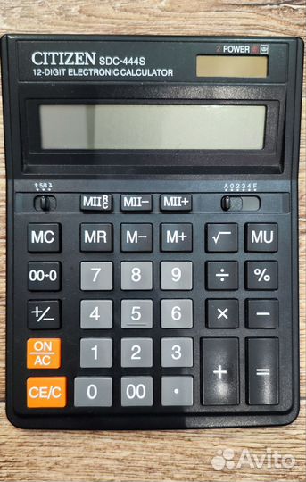 Калькулятор citizen sdc444s