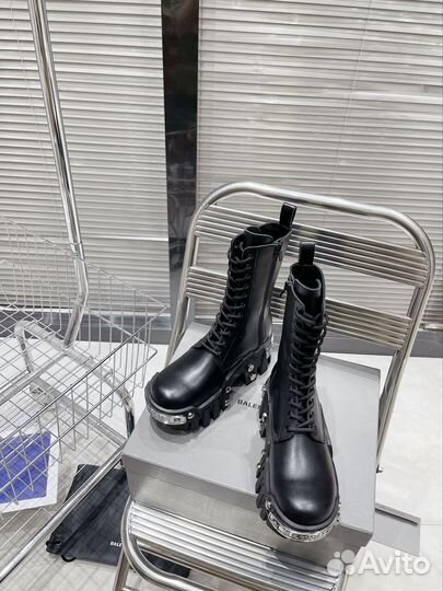 Balenciaga Bulldozer Mattle Boots