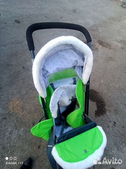 Детские санки коляска