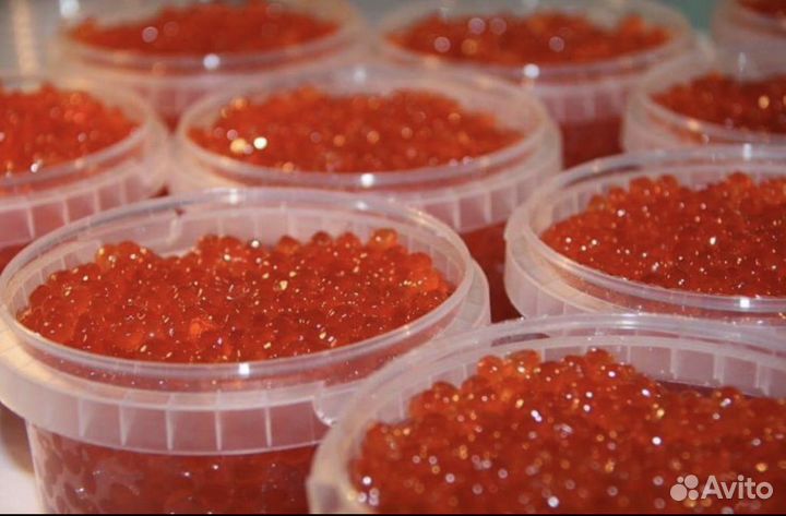 Камчатская икра кижуча и горбуши