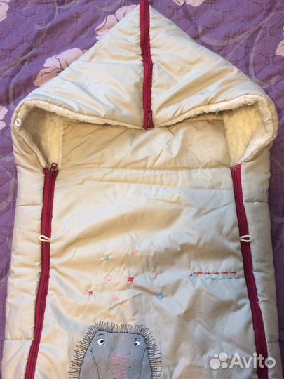 Конверт зимний на овчине