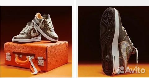 Кроссовки louis vuitton Х nike AIR force 1 LOW