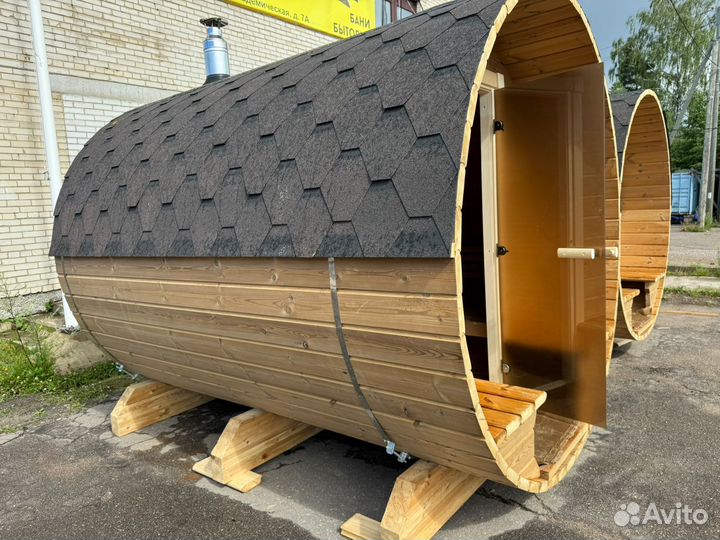 Баня бочка под ключ от производителя