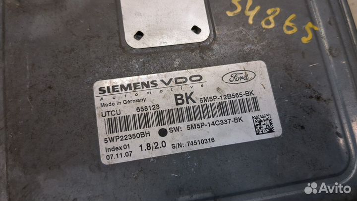 Блок управления двигателем Ford C-Max, 2007