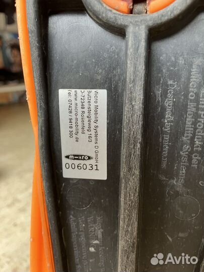 Самокат mini Micro Sporty на запчасти