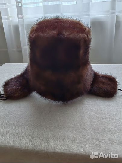 Шапка ушанка мужская норка