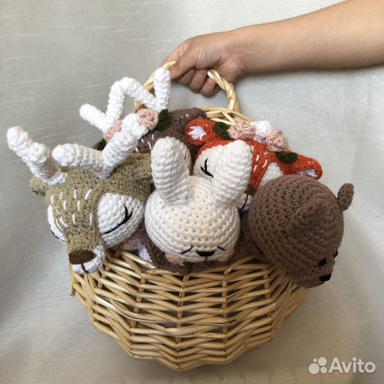 Вязаные погремушки