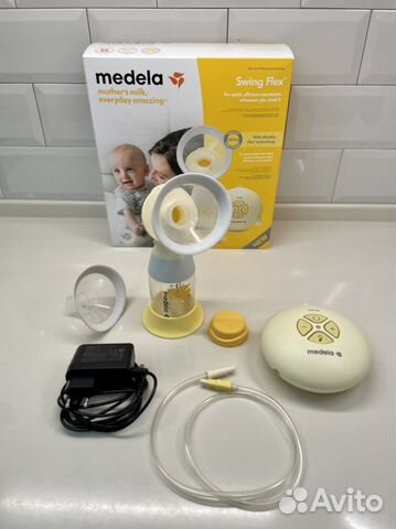 Молокоотсос medela swing flex электрический