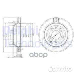 BG3775C Диск тормозной audi Q7/VW touareg/porsc