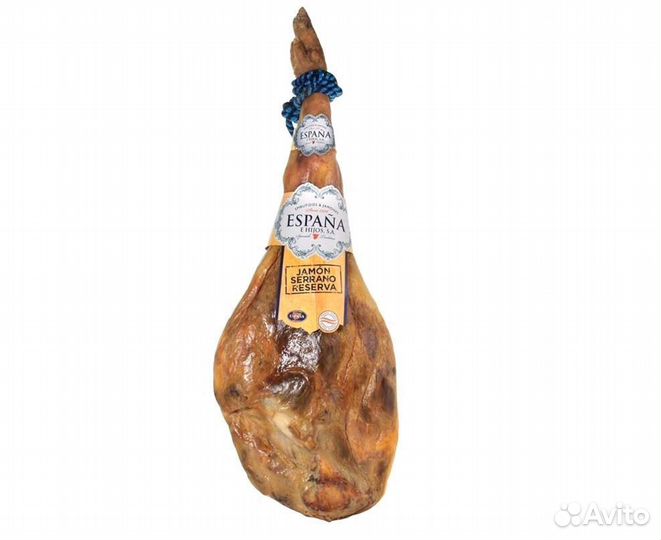 Хамон испанский серрано Reserva на кости нога