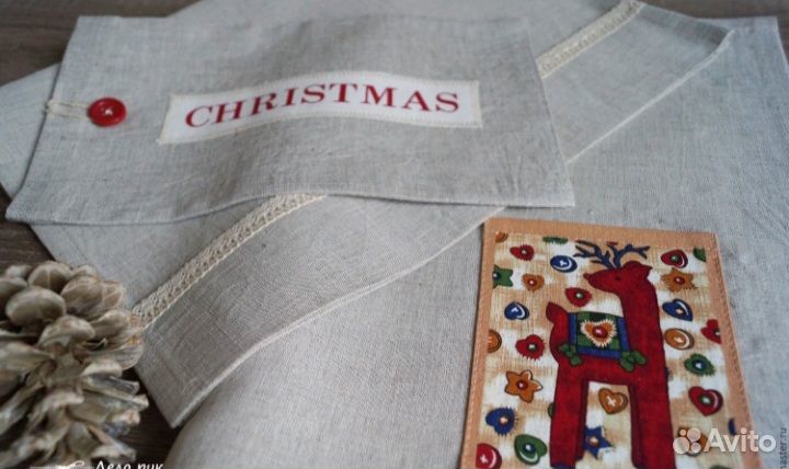 Салфетка для сервировки новогодняя