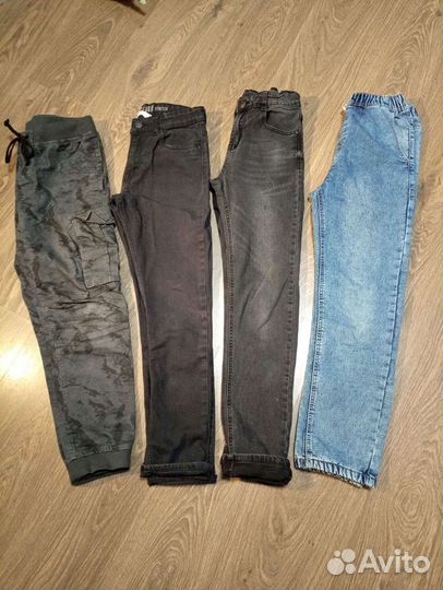 Джинсы,рубашки для мальчика H&M