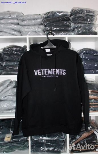 Худи Vetements со стразами vhq (Арт.48975)