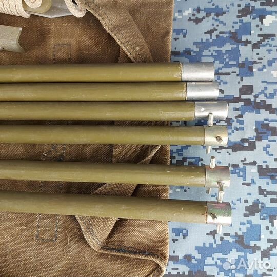 Армейская антенна Бевереджа в укладке