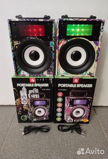 Колонка портативная с блютуз KTS-668A
