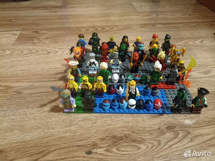 Lego нинзяго минифигурки