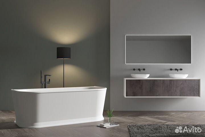 Ванна пристенная