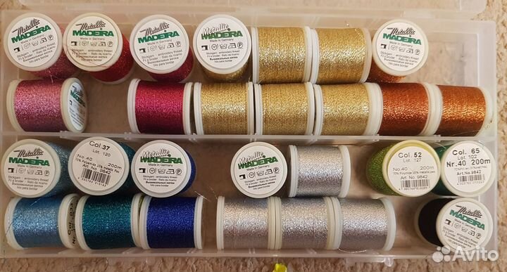 Нитки Madeira Metallic №40 200м