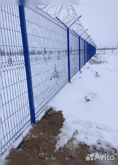 Забор сетка 3д