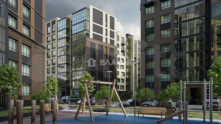 2-к. квартира, 64,1 м², 9/9 эт.