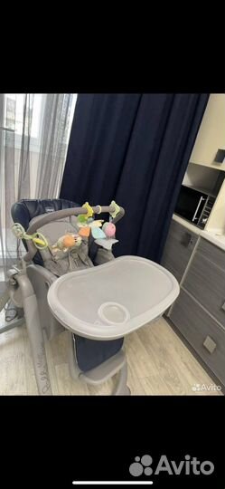 Стульчик для кормления chicco polly magic relax