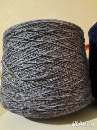 Пряжа альпака с мериносом Италия бобинная