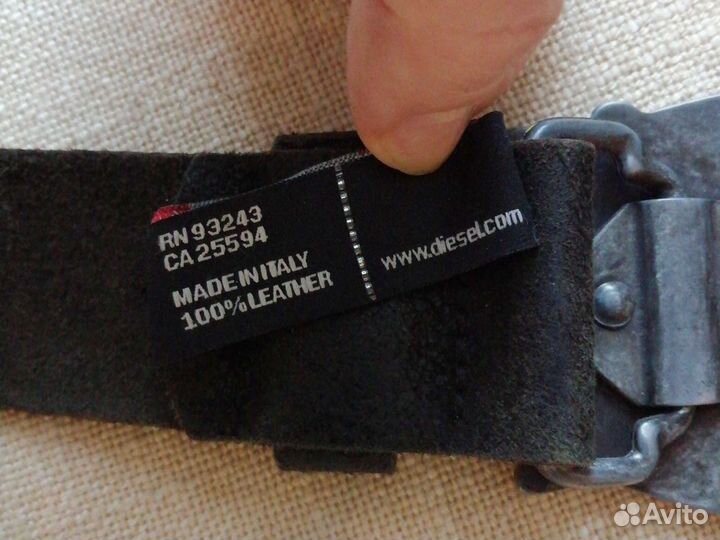 Diesel ремень кожаный, Италия