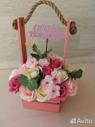 Мыльные букеты