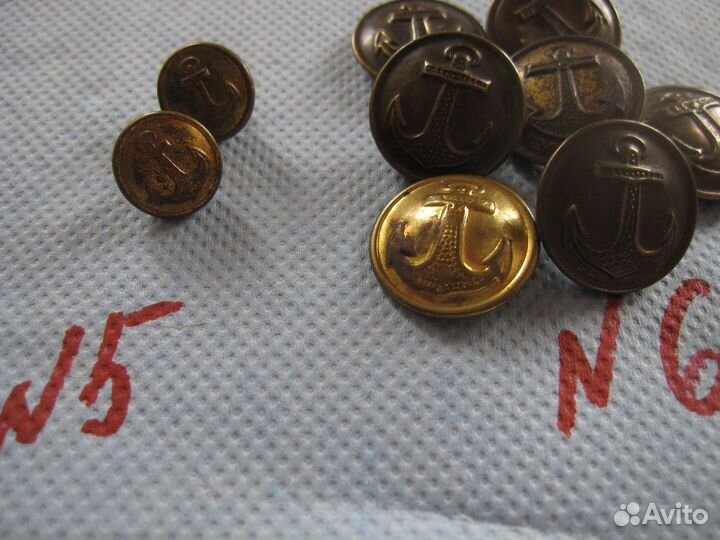 Старинные пуговицы Бр. Бух, Копейкин и другие