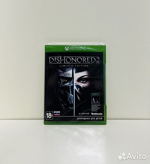 Dishonored 2 limited ed. xbox one (рус.обложка)