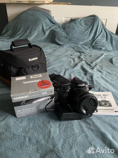 Canon 70d и два объектива 17-50 2.8, 18-270