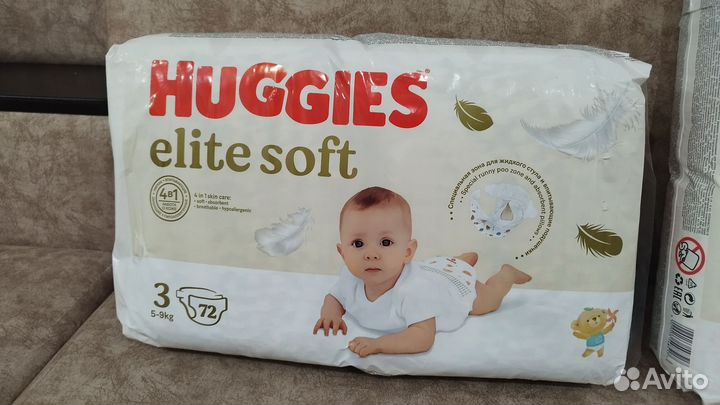 Подгузники huggies elite soft 1,2,3,4