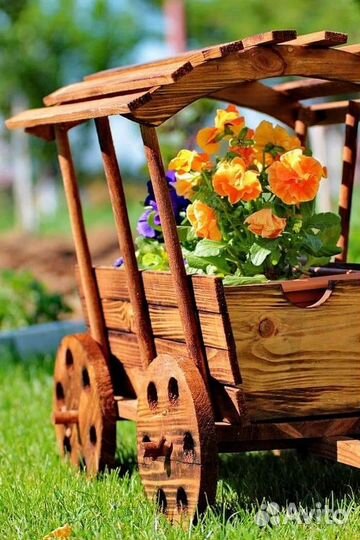 Декор для сада из дерева