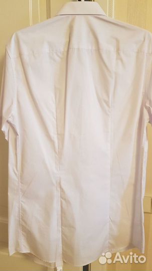 Мужская рубашка белая, 39 размер
