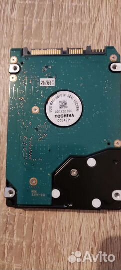 Жесткий диск 2.5 hdd SATA3 750гб Toshiba mk7575gsx