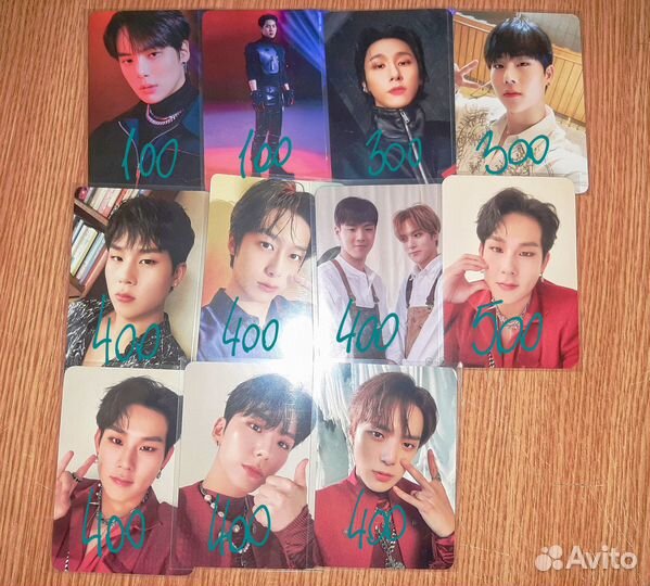 Карты Monsta X и Вонхо