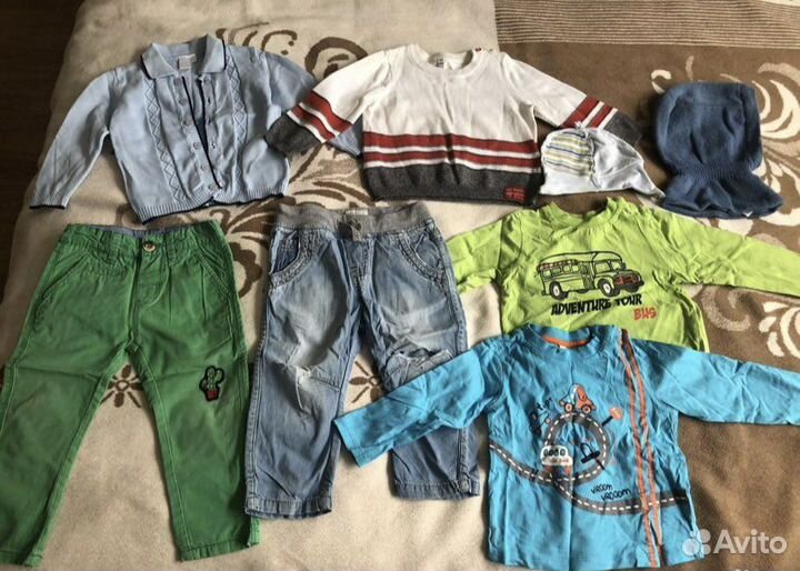 Вещи пакетом на мальчика рост 86 см