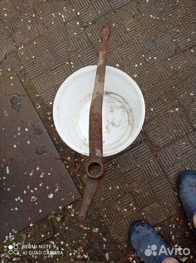 Стрелка от больших старинных часов 50см