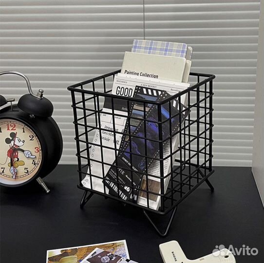 Металлическая корзинка для хранения