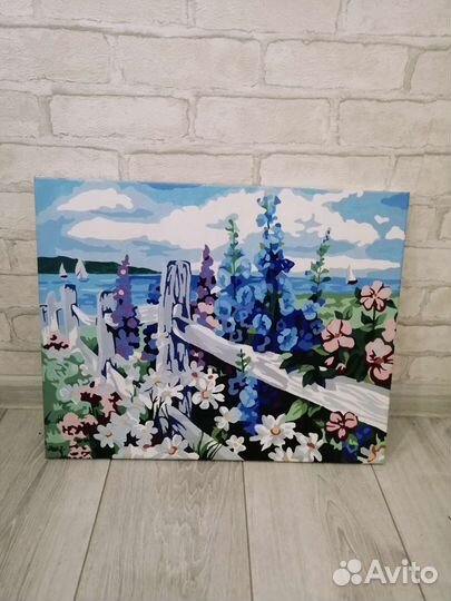 Картины по номерам раскрашенная