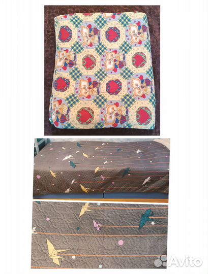 Одеяло детское и плед, покрывало на кровать