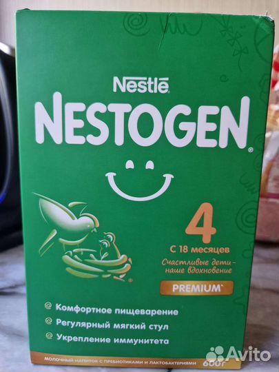Детская смесь nestogen 4 с 18 мес