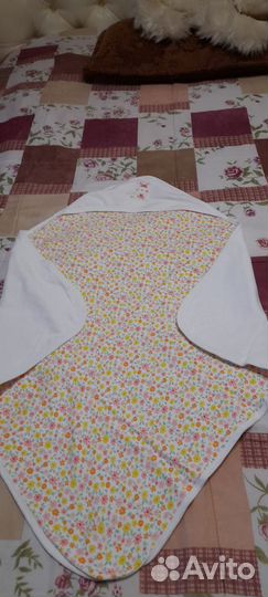 Пеленка для купания с капюшоном