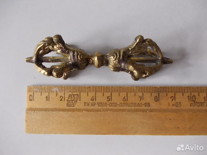 Латунный металлический буддийский колокольчик