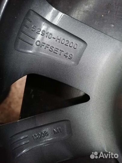 Диски Kia R16 литые оригинал 52910H0200