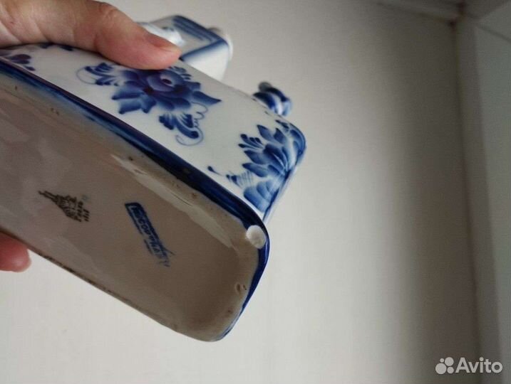 Штоф - ёмкость для спиртного, гжель