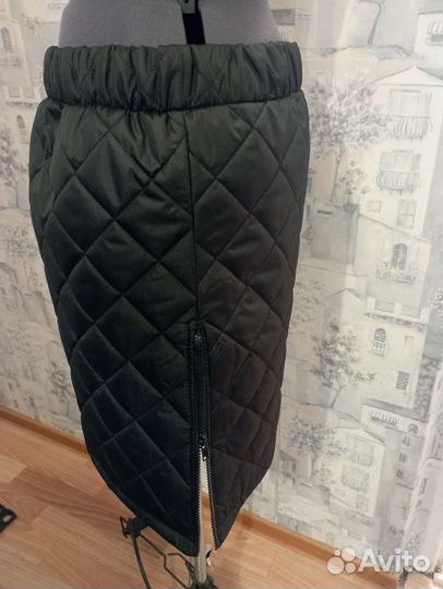 Юбка стеганная на синтепоне
